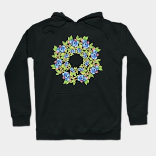 Swirling Maine Blueberries Hoodie